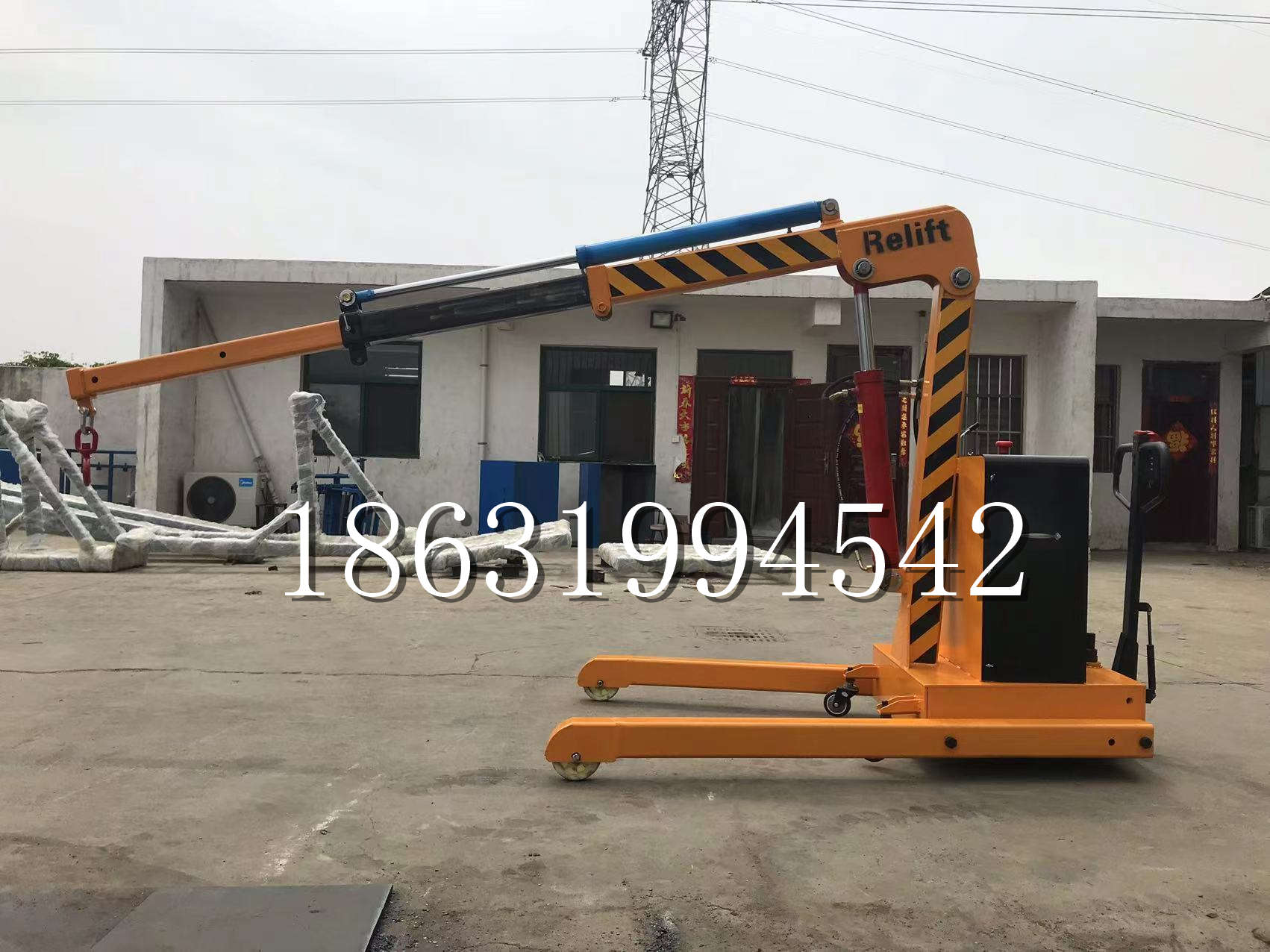 东港镇久征定做3吨三轮随车吊 农用园林绿化移树吊 平板工程用小吊机