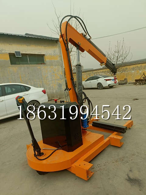 东港镇自卸车厢随车吊 自制轮式四不像起重机 四驱平板吊 5吨 贵盛